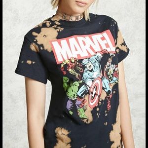 Marvel tye dye tee